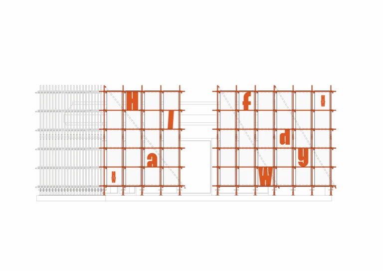 Halfway diagram facade